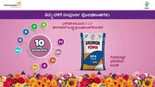 Coromandel International LimitedGROMOR POWER 16824 A water soluble fertiliser Kannada language [upl. by Akcirret238]