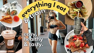 EVERYTHING I EAT IN A DAY For Results  trying a new shred cardio workout [upl. by Steffi]