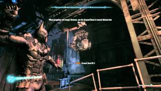 BATMAN ARKHAM KNIGHT use remote controlerd batarang in the tunnel network under Miagani Island [upl. by Eelyram]