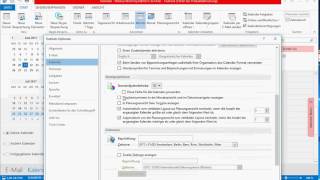 Outlook Kalenderwochen anzeigen [upl. by Nalyd]