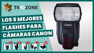 Los 5 mejores flashes para cámaras canon SLR y mirrorless [upl. by Aidyn143]