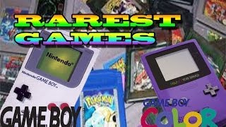 Top 15 Rarest GameBoy Games  Most Expensive GBGBC Games [upl. by Harifaz]