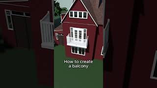 How to create a balcony in Planner 5D [upl. by Ander934]