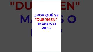 Por qué se duermen las manos o pies [upl. by Olmsted]