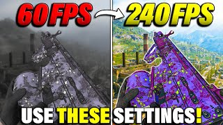 BEST PC Settings for Warzone SEASON 1 Optimize FPS amp Visibility [upl. by Nocaed]