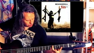 Moonspell  The Hanged Man bass cover [upl. by Mitchell]