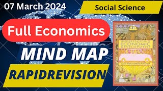 FUll Economics Rapid Revision Mind Map CBSE Class 10 [upl. by Toiboid]