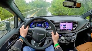 2022 Chrysler Pacifica Hybrid Pinnacle  POV First Drive Binaural Audio [upl. by Cutter254]