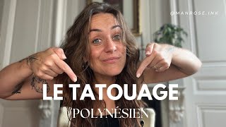 Le TATOUAGE POLYNÉSIEN  Origines du tatouage  COURS [upl. by Kir268]