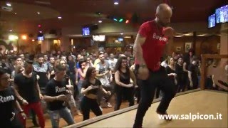 Salpicon Latino  STAGE PASITOS BACHATA  ATACA Y LA ALEMANA [upl. by Adnarem]