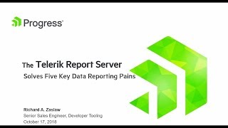 5 Data Reporting Pains Solved with Telerik Report Server [upl. by Livvyy922]