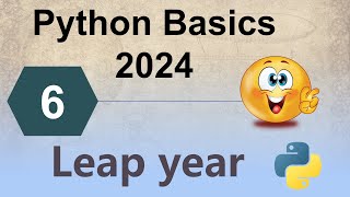 Class6  Which year is a leap year Find using Python [upl. by Nylek]