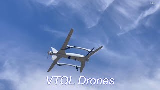 takeoff weight 85kg tandem wing baihu vtol fixed wing drone 5000m altitude [upl. by Ahsinam]