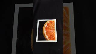 🔝Full videoRealistic Orange Drawingeasydrawing shorts art satisfyingart shortfeed drawingbook [upl. by Annavoeg]