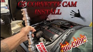 C5 Corvette Cam Install IT’S LOUD [upl. by Olympium]