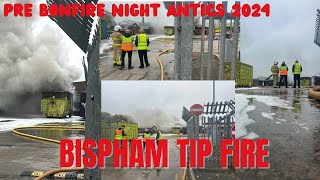 ￼Bispham Tip Fire ￼ bonfire night 2024 [upl. by Noskcaj]