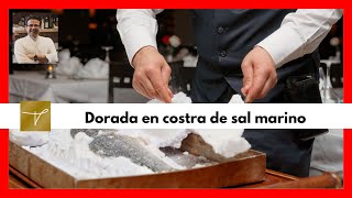 Consejos y trucos de la cocina Dorada en costra de sal marino [upl. by Gnuoy]