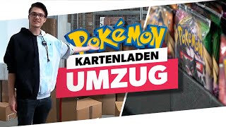 POKEMON KARTENLADEN UMZUG ist BEENDET  POKEMON KARTEN SHOP VLOG 5 [upl. by Adey]