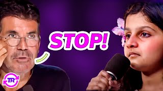 Simon Cowell STOPS 10 YearOld Indian Girl MidPerformance What She Does Next Will Blow Your Mind [upl. by Inva]