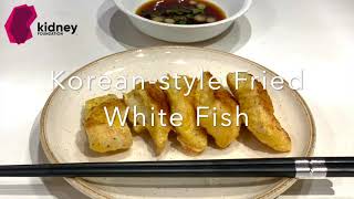 Koreanstyle White fish cooking demonstration [upl. by Buseck351]