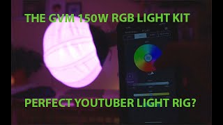 GVM 150W RGB Light Kit Review amp Unboxing [upl. by Venable]