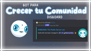 Consigue miembros para tu Servidor de Discord con Disboard 2024 [upl. by Eimoan]