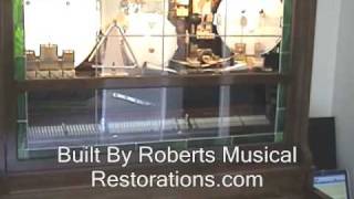 Vid 2 Midi operated Nickelodeon Orchestrion built by Roberts Musical Restorations [upl. by Jaf178]