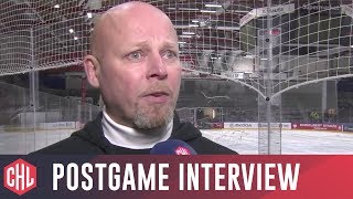 JYP Jyväskylä vs Neman Grodno postgame interviews [upl. by Endres]