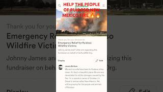 HELP RUIDOSO NEW MEXICO FIRE VICTIMS help support share newmexico [upl. by Eelarac]