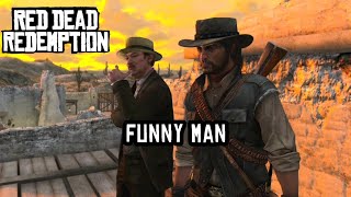 Funny Man Red Dead Redemption 10 1080p Stranger Cutscenes With Subtitles [upl. by Geoffry942]