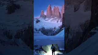 Torres Del Paine  Mirador Las Torres patagonia hiking nature sunrise chile [upl. by Assiluy]