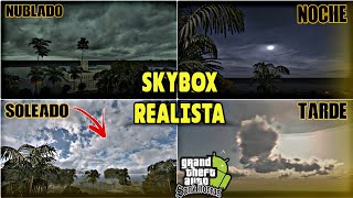 🥵SKYBOX REALISTA PARA GTA SA ANDROID CIELO REALISTAMEDIAFIRE [upl. by Ystap]