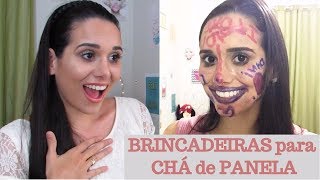 BRINCADEIRAS para fazer no CHÁ DE PANELA [upl. by Krystin]