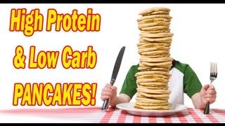 High Protein Pancakes Recipe  Good for Low Carb Diets [upl. by Coster672]