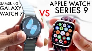 Samsung Galaxy Watch 7 Vs Apple Watch Series 9 Comparison Review [upl. by Imaj]