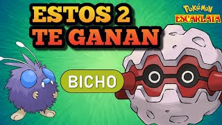 EQUIPO UU  COMBATES MONOTYPES BICHO Y PLANTA SE CRUZAN pokemonespañol pokémonescarlata [upl. by Lihkin]