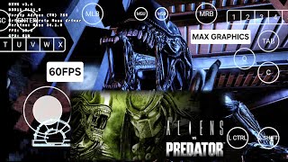 Winlator 80 Aliens vs Predator Galaxy S24 Ultra Gameplay Test Snapdragon 8 Gen 3 [upl. by Allegra]