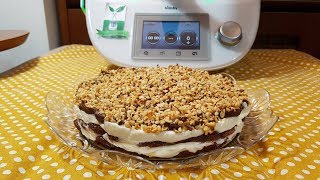 Torta alla nutella con cuore di panna per bimby TM6 TM5 TM31 [upl. by Heda]