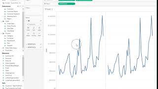 How to move date headers to the Top of a Column in Tableau [upl. by Acir452]