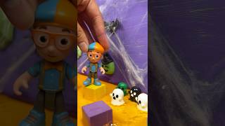 Blippis Halloween FLOOR IS LAVA CHALLENGE Candy Prize at the END blippi shorts [upl. by Bass]