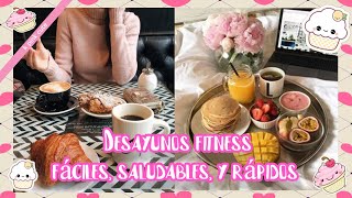 Desayunos saludables fáciles y rápidos en menos de 5 minutos para comenzar tu día feliz 🍞☕ [upl. by Porta266]