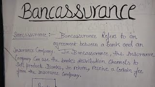 what is Bancassurance   Benefits of Bancassurance  Banking and insurance bcom  Ashima Classes [upl. by Calva]