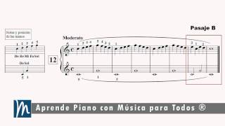 Ejercicios 12 y 13  Aprende Piano  Método Beyer  Música para Todos ® [upl. by Aggappora]