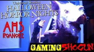 AHS Roanoke Maze Walkthough Halloween Horror Nights 2017 [upl. by Frederiksen]