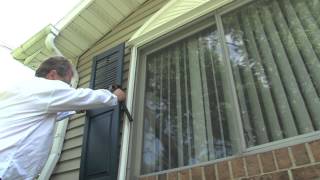 Perfect Shutters inc Vinyl Shutters Installation Instructions [upl. by Norah]