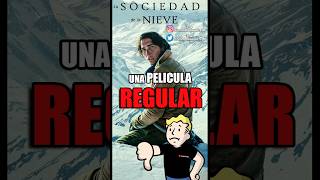 Critica de La SOCIEDAD de la NIEVE en un solo Short YouTubeShorts Shorts LaSociedadDeLaNieve [upl. by Jelena]