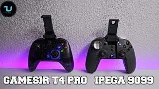 iPega 9099 vs GameSir T4 Pro Gamepad Comparison Best gaming controllers for AndroidPC [upl. by Nodlew]