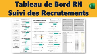 Tableau de Bord RH  Suivi des Recrutements [upl. by Mable195]