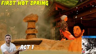 Soaking in the First Hot Spring  GHOST OF TSUSHIMA  Act 1  PS4 Pro detorio [upl. by Devaj]