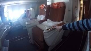 Aeroflot Airbus A330200 Как раскладывается кресло бизнескласса [upl. by Hoes]